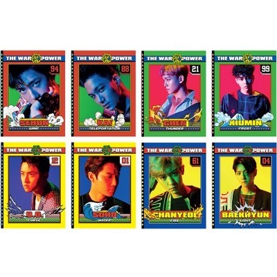 EXO Spring Note : THE WAR Ver (8Kinds) - kpoptown.ca