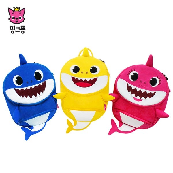 PINKFONG Shark Family Backpack (3Kinds) - kpoptown.ca