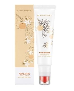 [ Natrure Republic ] Hand and Nature Mandarin Dual Hand & Lip Balm 32.2ml - kpoptown.ca