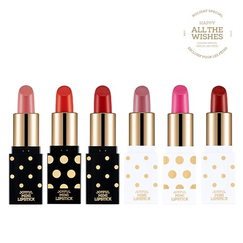 [Thefaceshop] Holiday Edition : Joyful Mini Lipstick Kit 1.3g*3 - kpoptown.ca