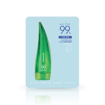 [Holika Holika] Aloe 99% Soothing Gel Jelly Mask Sheet 5EA - kpoptown.ca