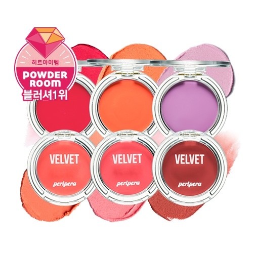 [Peripera] Watercolor Velvet Cheek 4g (6Colors) - kpoptown.ca