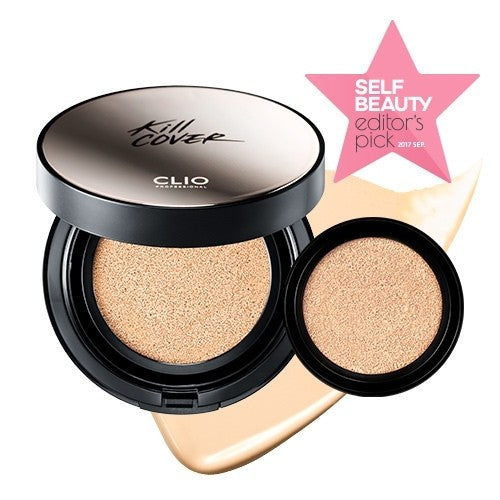 [CLIO] Kill Cover Founwear Cushion XP SPF50+/PA+++ 15g + REFILL 15g ( 4Colors ) - kpoptown.ca