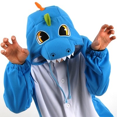 [PJB229] Animal Pajamas - Dinosaur (Blue) - kpoptown.ca