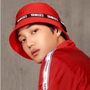 EXO X MLB New Crew - Webbing Strap Hat Red - kpoptown.ca