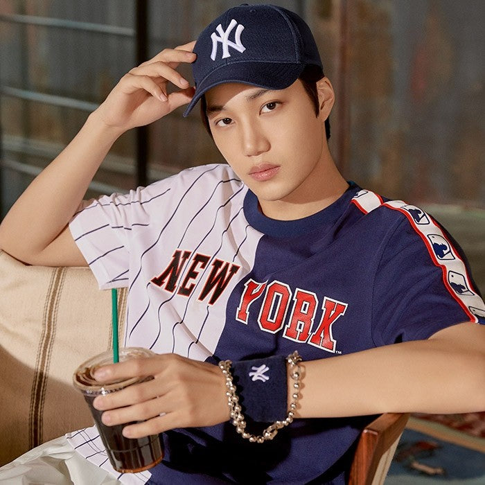 EXO X MLB New Crew - Original One Point Curve Control Cap Navy - kpoptown.ca