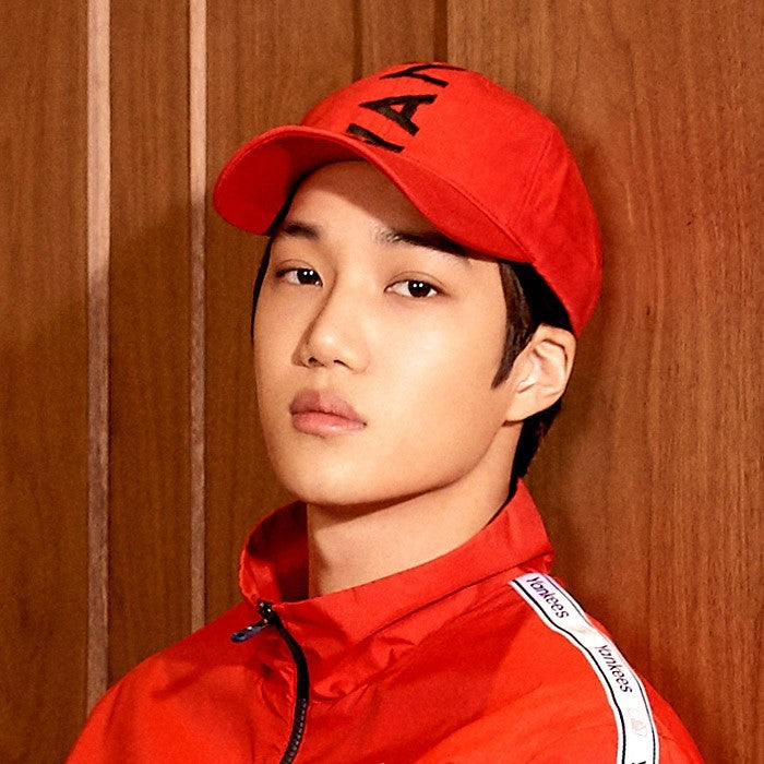 EXO X MLB New Crew - Hash Tags Worthing Slider Curve Control Cap Red - kpoptown.ca