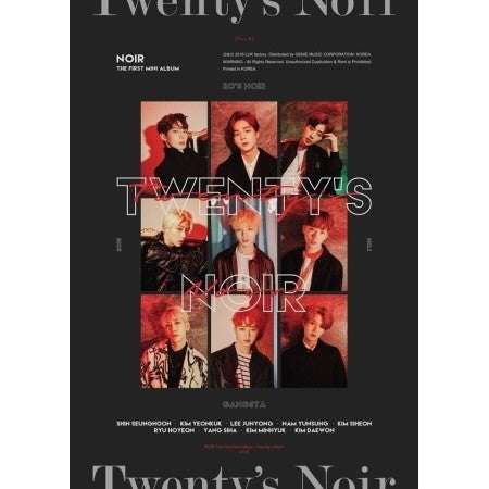 NOIR 1st Mini Album - Twenty's Noir CD - kpoptown.ca