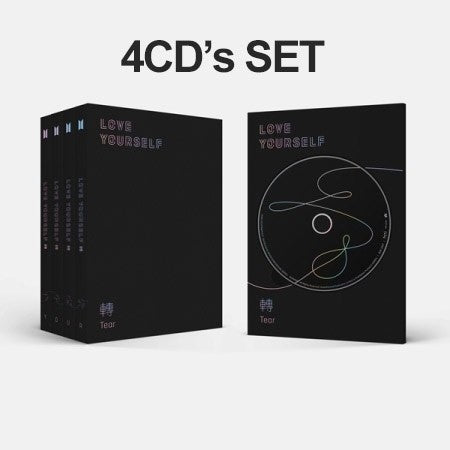 [SET] BTS 3rd Album vol 3 LOVE YOURSELF 轉 'Tear'4 CDs (Y.O.U.R all) - kpoptown.ca