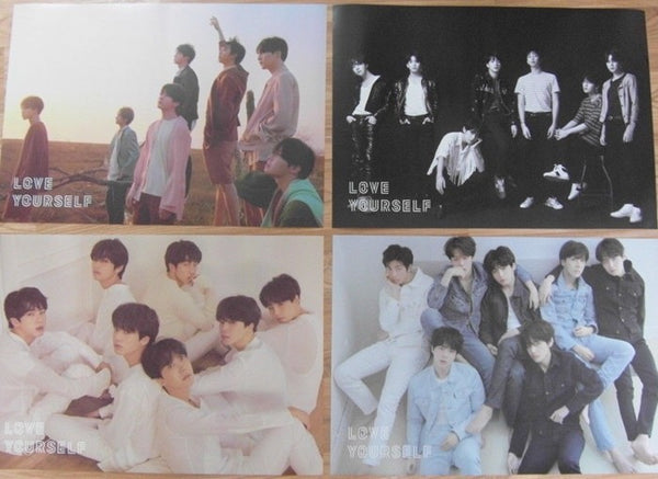 BTS LOVE YOURSELF POSTER VER.2 ポスター BTS - Love Yourself 結 Answer [S+E+L+F ver] 4 Posters(11.7 X