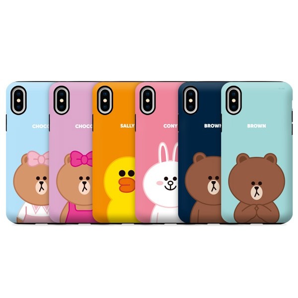 [LINE FRIENDS Goods] Look At Me Guard Up Phone Case - kpoptown.ca