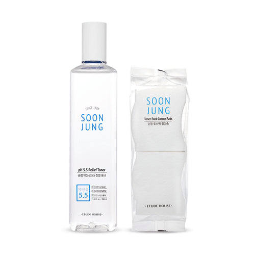 [ETUDE HOUSE] Soon Jung pH 5.5 Relief Toner Special Set - kpoptown.ca