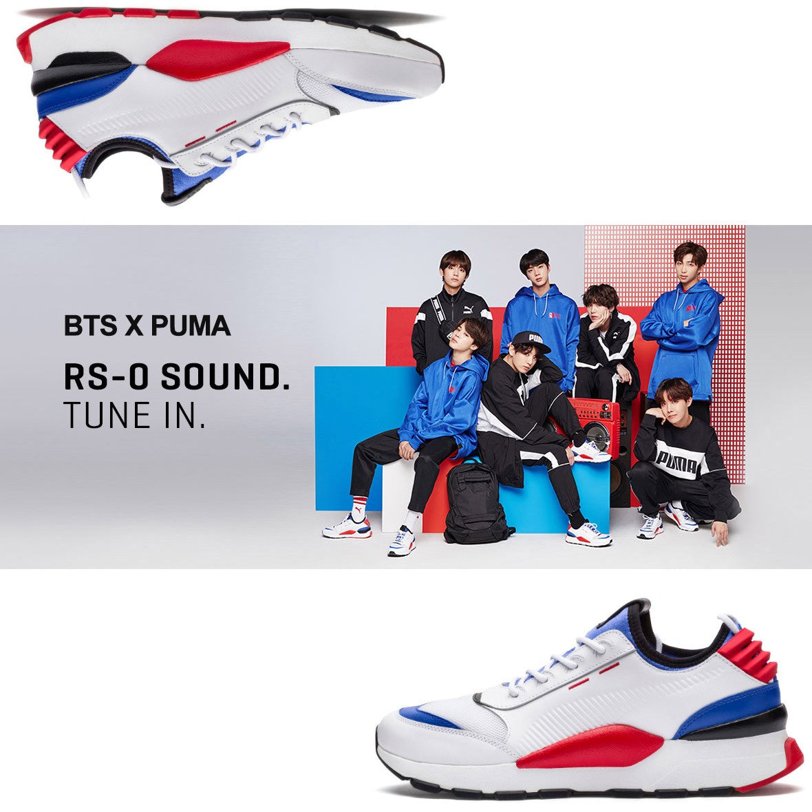 BTS x PUMA RS-0 SOUND Shoes (4Colors) - kpoptown.ca