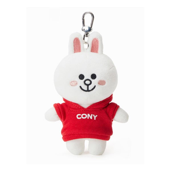 [LINE FRIENDS Official Goods] Hoodie Bag Charm Doll Cony(15cm) - kpoptown.ca