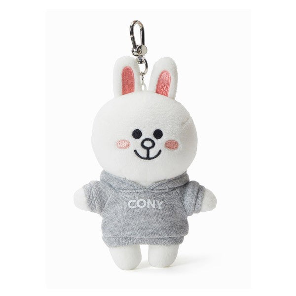 [LINE FRIENDS Official Goods] Hoodie Bag Charm Doll Cony(15cm) - kpoptown.ca