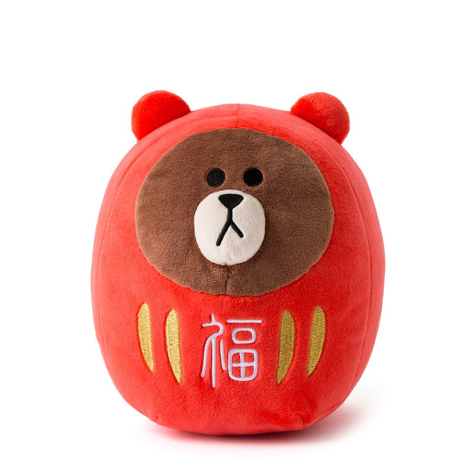 [LINE FRIENDS Official Goods] Daruma Doll - kpoptown.ca