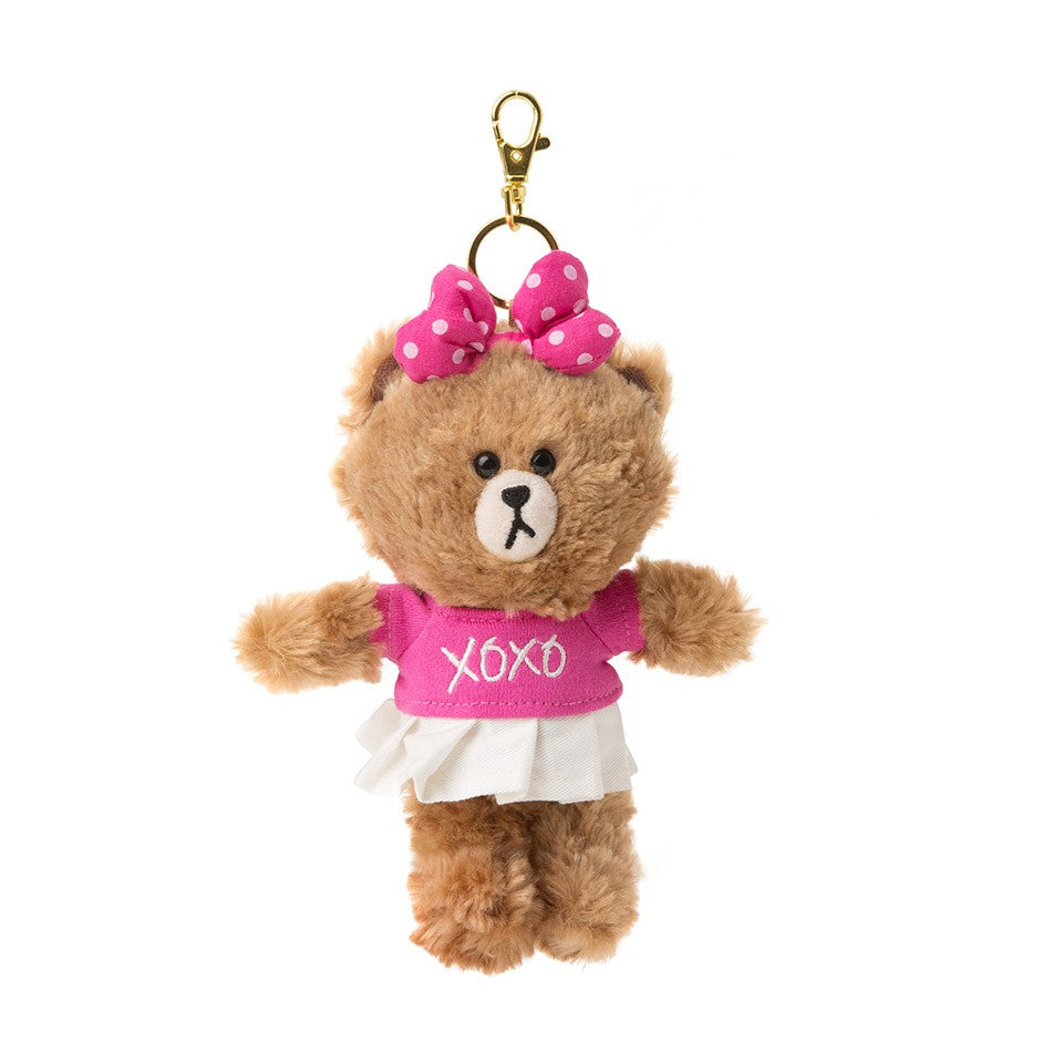 [LINE FRIENDS Official Goods] Onepiece Choco Bag Charm Doll(17cm) - kpoptown.ca