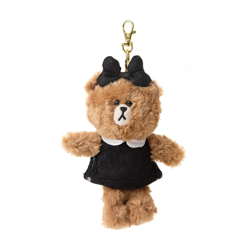 [LINE FRIENDS Official Goods] Onepiece Choco Bag Charm Doll(17cm) - kpoptown.ca