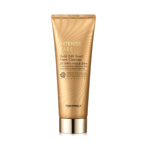 [TONYMOLY] Intense Care Gold 24K Snail Foam Cleanser 150ml - kpoptown.ca