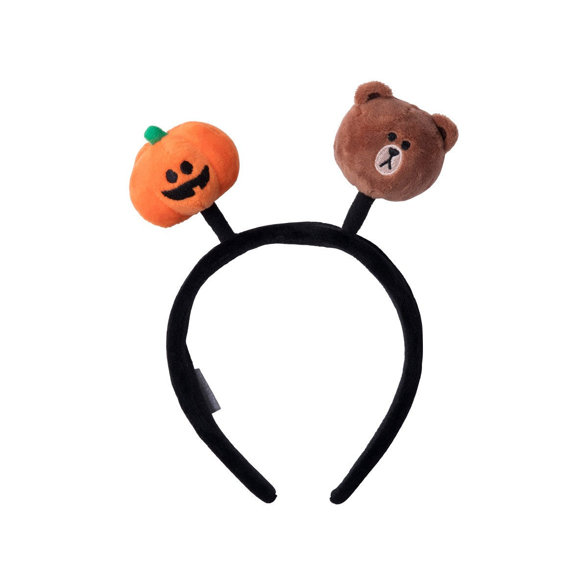 [LINE FRIENDS Official Goods] Halloween Pumpkin Face Doll Hair Band - kpoptown.ca