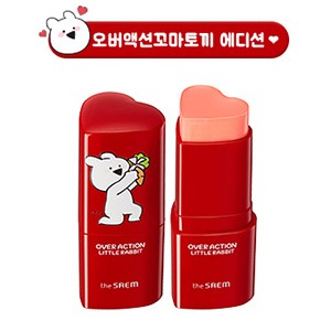 [the SAEM] Over Action Little Rabbit Edition - Love Me Stick Blusher - kpoptown.ca