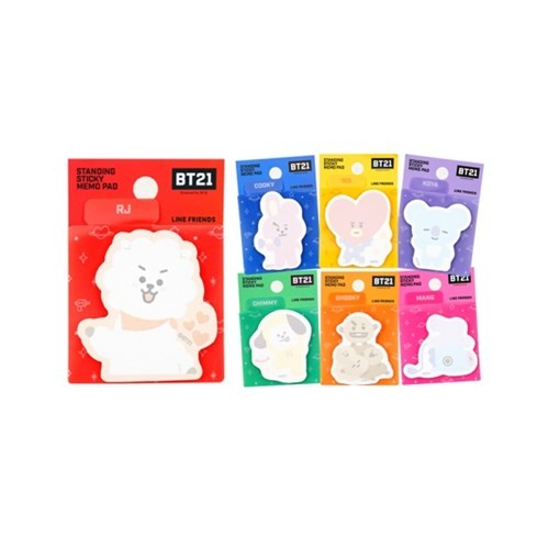 [BT21] BTS Kumhong Fancy Collaboration - Standing Sticky Memo Pad - kpoptown.ca