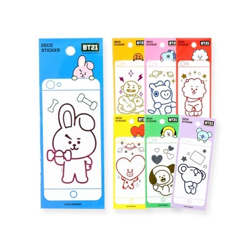 [BT21] BTS Kumhong Fancy Collaboration - Deco Sticker Mobile - kpoptown.ca