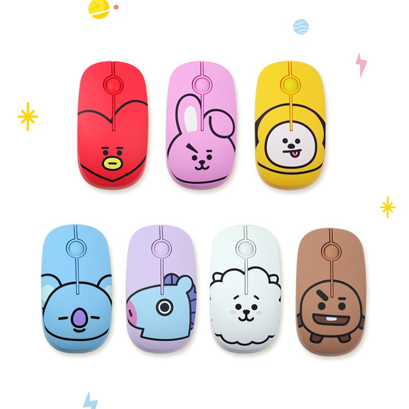 [BT21] BTS Royche Collaboration - Wireless Silent Mouse - kpoptown.ca