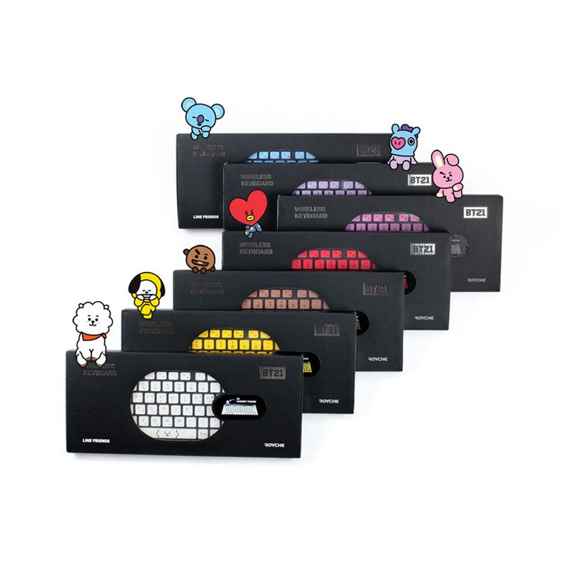 [BT21] BTS Royche Collaboration - Wireless Silent Keyboard - kpoptown.ca