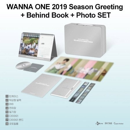 WANNA ONE 2019 SEASON’S GREETINGS + BEHIND BOOK - kpoptown.ca