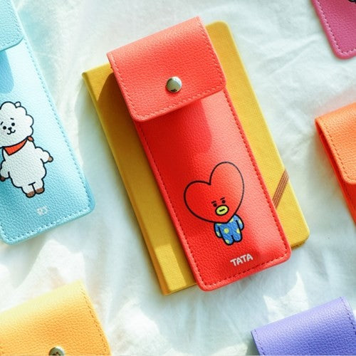 [BT21] BTS Kumhong Fancy Collaboration - PU Book Band Pencil Case - kpoptown.ca