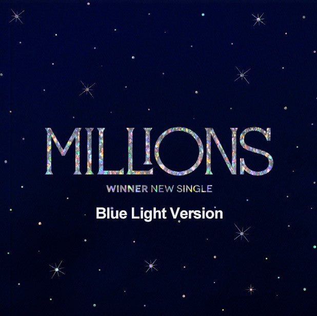 WINNER New Single Album - MILLIONS (Blue Light Ver) CD - kpoptown.ca