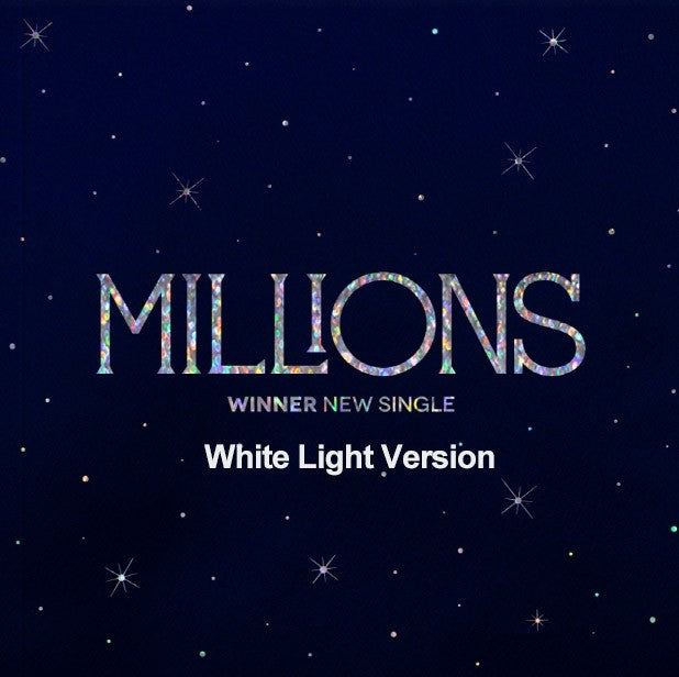 WINNER New Single Album - MILLIONS (White Light Ver) CD - kpoptown.ca