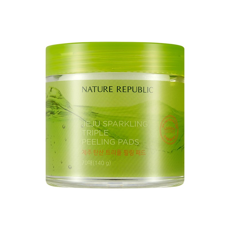 [ Nature Republic ] Jeju Sparkling Triple Peeling Pads - kpoptown.ca