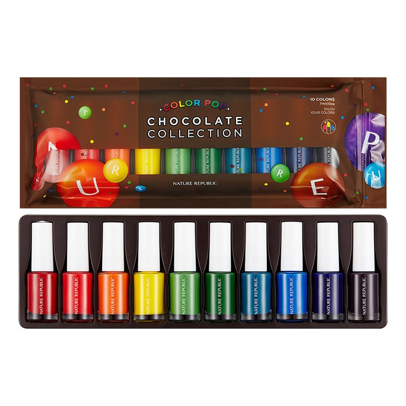 [ Nature Republic ] Color Waltz Color Pop Chocolate Collection - kpoptown.ca