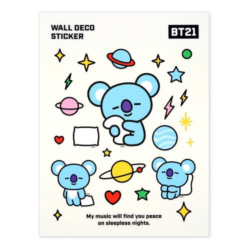 [BT21] BTS Monopoly Collaboration - Wall Deco Sticker - kpoptown.ca