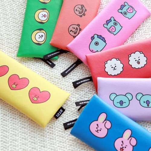 [BT21] BTS Kumhong Fancy Collaboration - Flat Pencil Case - kpoptown.ca