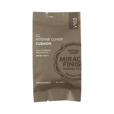 [Thefaceshop] CC Intense Cover Cushion SPF50+ PA+++ (Refill) - kpoptown.ca