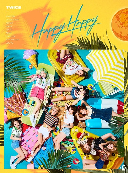 [Japanese Edition] TWICE - HAPPY HAPPY (1st Limited Edition ver.A) CD + DVD - kpoptown.ca