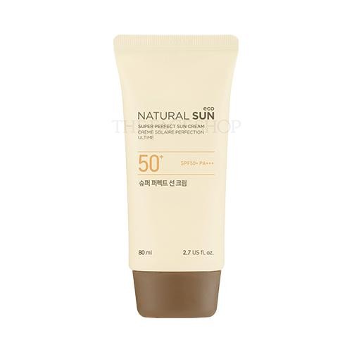 [Thefaceshop] Natural Sun Eco Super Perfect Sun Cream 80ml SPF50+ PA+++ - kpoptown.ca