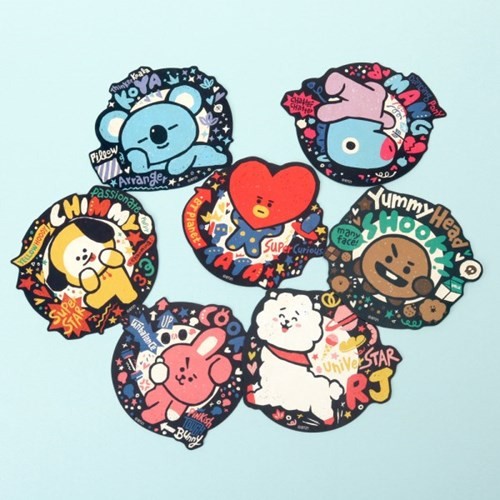 [BT21] BTS Bytori Collaboration - Travel Sticker SET - kpoptown.ca