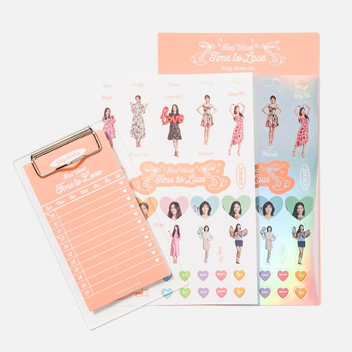 Red Velvet DAILY STICKER SET - Time To Love - kpoptown.ca