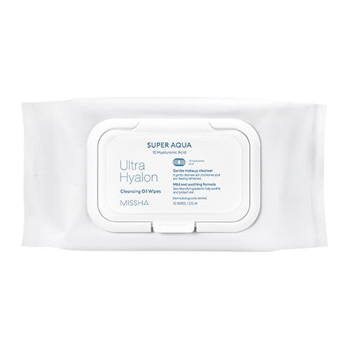 [MISSHA] Super Aqua Ultra Hyalon Cleansing Oil Wipes 70EA - kpoptown.ca