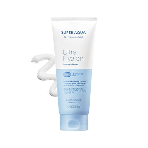 [MISSHA] Super Aqua Ultra Hyalon Cleansing Foam 200ml - kpoptown.ca