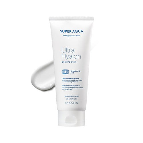 [MISSHA] Super Aqua Ultra Hyalon Cleansing Cream 200ml - kpoptown.ca