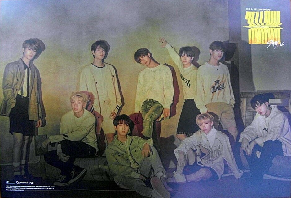 [Poster] Stray Kids - Cle2 : Yellow Wood (Random ver) Poster - kpoptown.ca