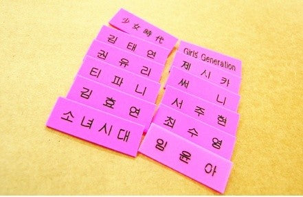 STAR Name Tag Badge of Girls Generation - kpoptown.ca