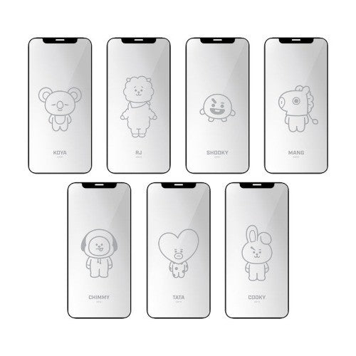 [BT21] Characters Tempered Glass - kpoptown.ca