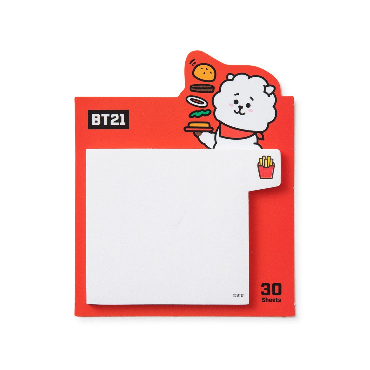 [BT21] BTS Line Friends Collaboration - Bite Sticky Memo - kpoptown.ca