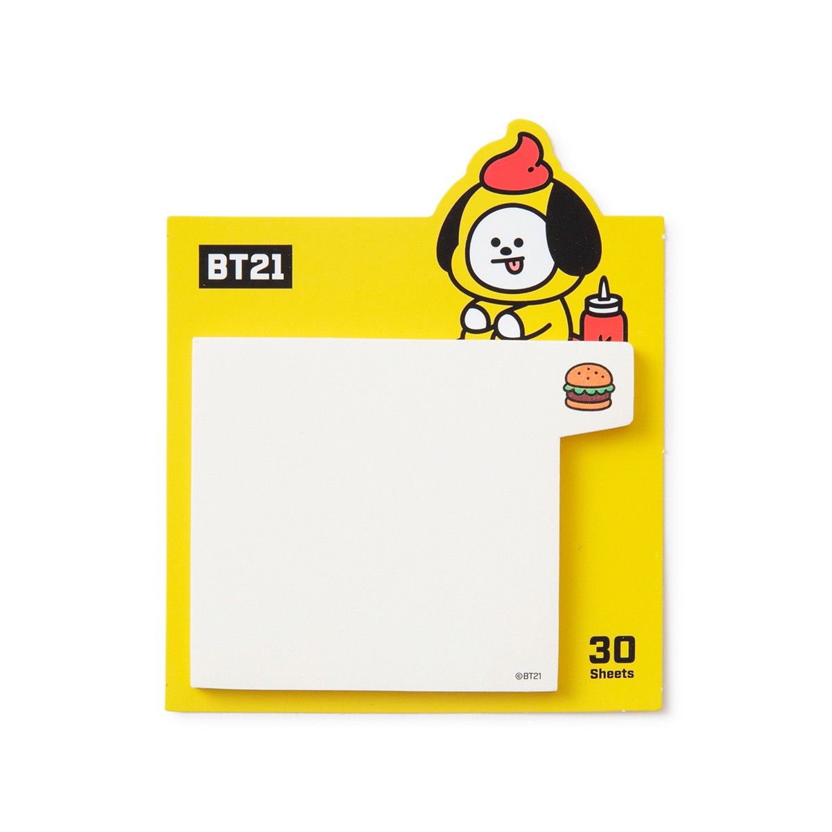 [BT21] BTS Line Friends Collaboration - Bite Sticky Memo - kpoptown.ca